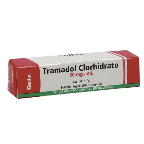 Tramadol GF 50 Mg 1 Ml X 1 ampolleta