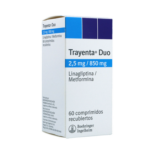 Trayenta Duo 2.5mg/ 850 mg X 60 tabletas