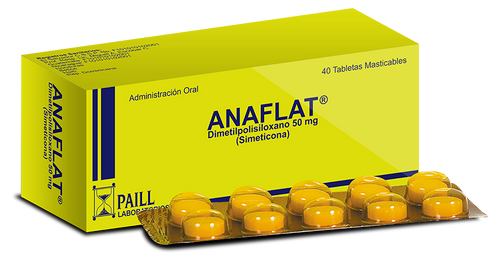 Anaflat 50 Mg X 40 tabletas masticables