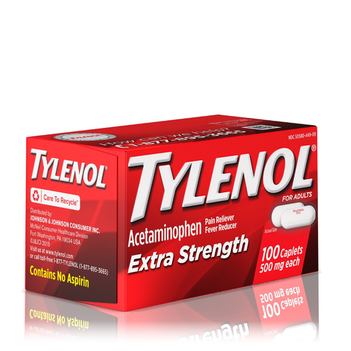 Tylenol Extra Fuerte 500 mg X 100 capsulas