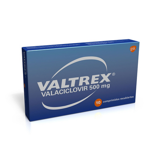 Valtrex 500 mg X 10 tabletas