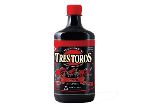 Vino Tres Toros Frasco 500 Ml
