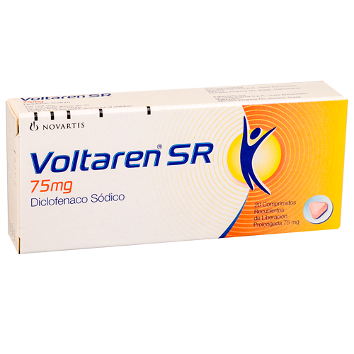 VoltarenSR 75 mg X 20 grageas