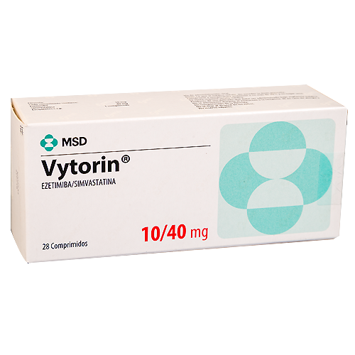 Vytorin 40 mg X 28 tabletas