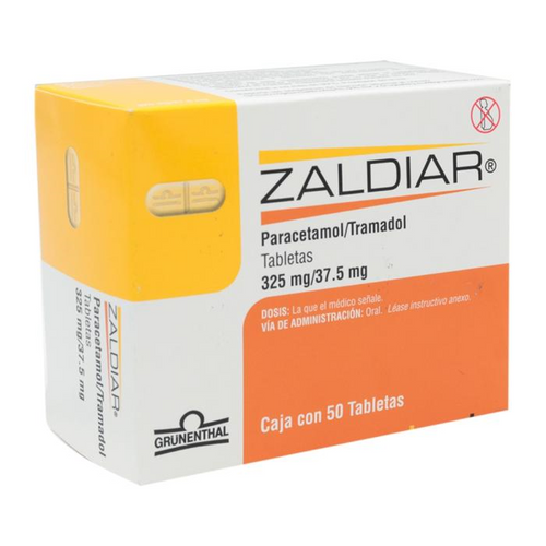 Zaldiar x 50 tabletas