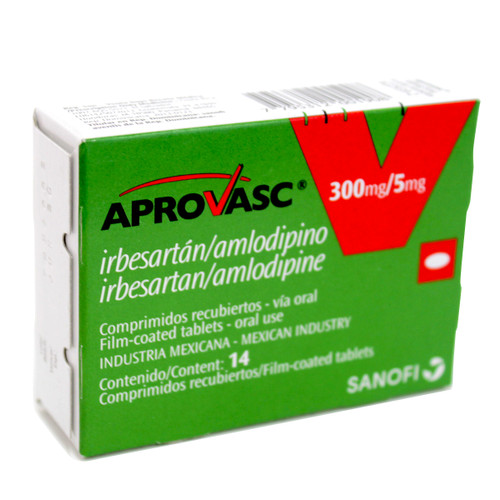 Aprovasc 300 mg/5 mg X 14 tabletas
