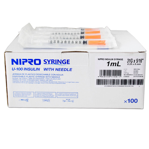 Jeringa insulina 1mL NIPRO
