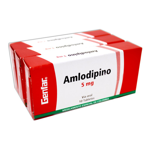 Amlodipino Gf 5Mg X 10 Capsulas