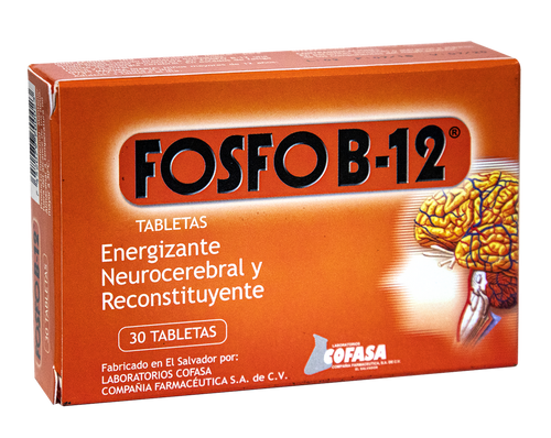 Fosfo B-12 x 30 Tabletas