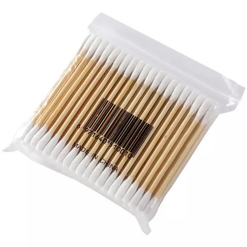 Hisopos de Madera Grandes Bolsa x 100 Piezas