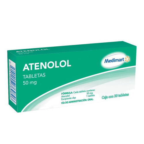 Atenolol Denk 50 mg X 30 comprimidos