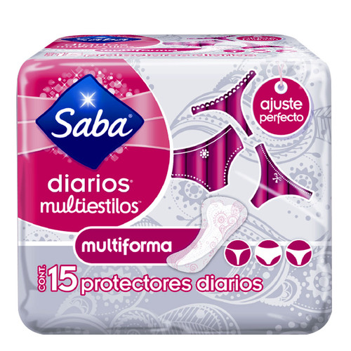 Protectores Diarios Saba Multiestilos X15 Uni