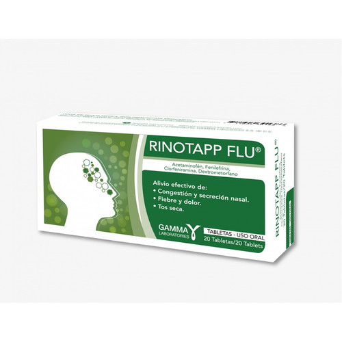 Rinotapp Flu x 20 Tabletas