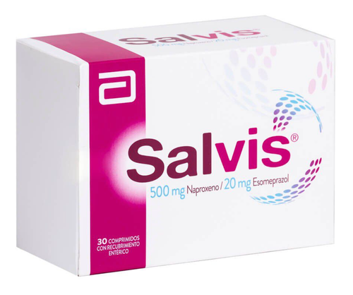 Salvis 500Mg/20Mg X 30 Tabletas