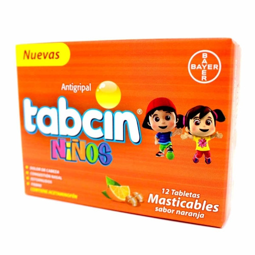 Tabcin Niños x 12 Tabletas Masticables