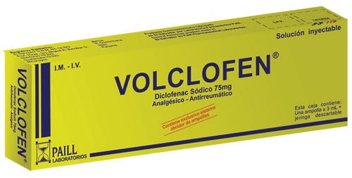 Volclofen 75MG Inyectable Im-Iv x Ampolla 3ML