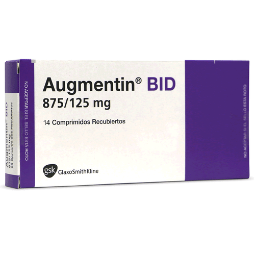 Augmentin 875 mg/125 mg x 14 tabletas