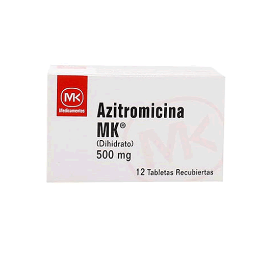 Azitromicina MK 500 mg X 12 tabletas
