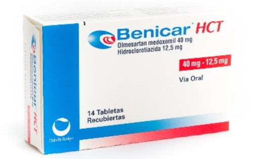 Benicar HCT 40 mg/ 12.5 mg X 14 tabletas