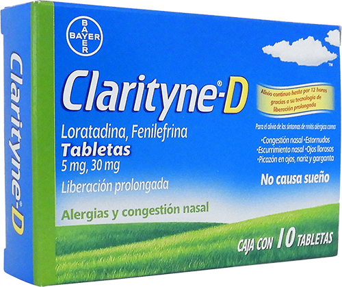Clarityne D x 10 Grageas