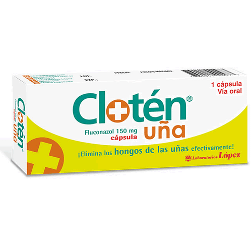 Cloten Uña 150 mg X 1 capsula