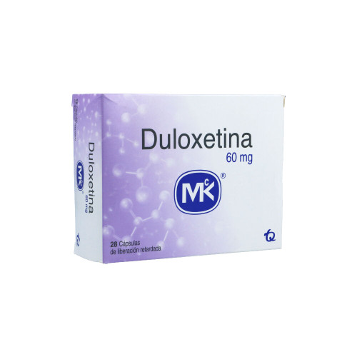 Duloxetina MK 60 mg X 28 capsulas