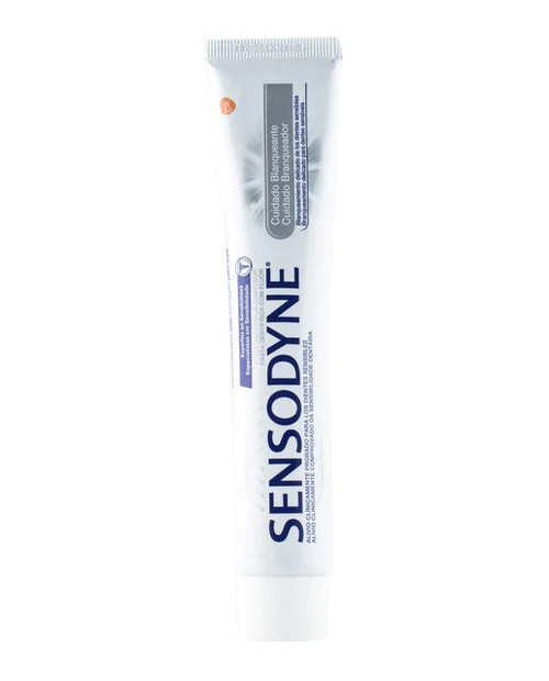 Sensodyne pasta de dientes para dientes sensibles cuidado blanqueante