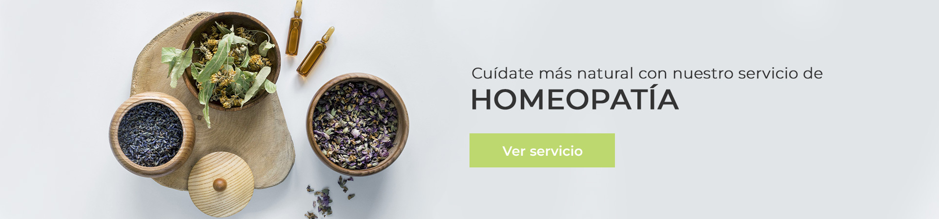 Slide servicio de homeopatia farmacia GA, en Chamberí, Madrid tarjeta