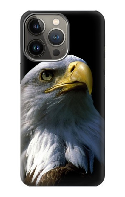 W2046 Bald Eagle Hard Case and Leather Flip Case For iPhone 13 Pro
