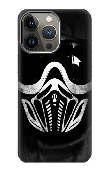 W2924 Paintball Mask Hard Case and Leather Flip Case For iPhone 13 Pro