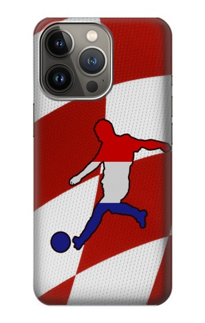 W2993 Croatia Football Soccer Hard Case and Leather Flip Case For iPhone 13 Pro