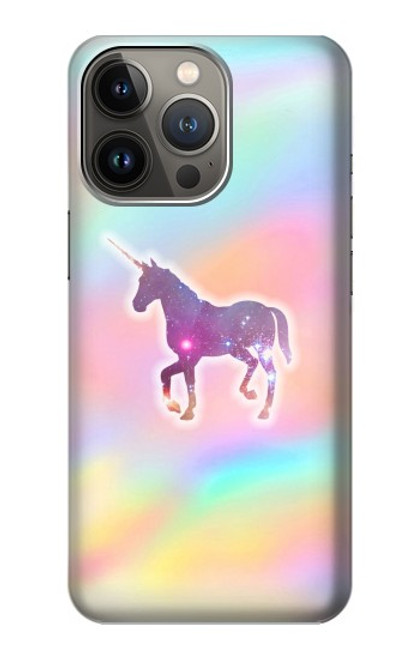 W3203 Rainbow Unicorn Hard Case and Leather Flip Case For iPhone 13 Pro