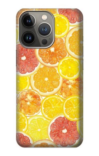 W3408 Lemon Hard Case and Leather Flip Case For iPhone 13 Pro