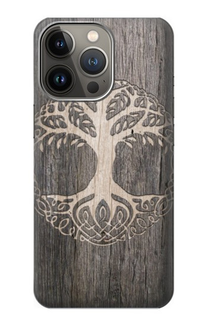 W3591 Viking Tree of Life Symbol Hard Case and Leather Flip Case For iPhone 13 Pro