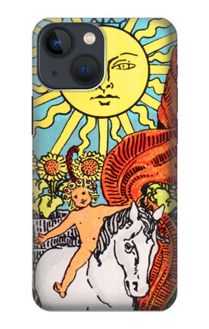 W0565 Tarot Sun Hard Case and Leather Flip Case For iPhone 13 mini