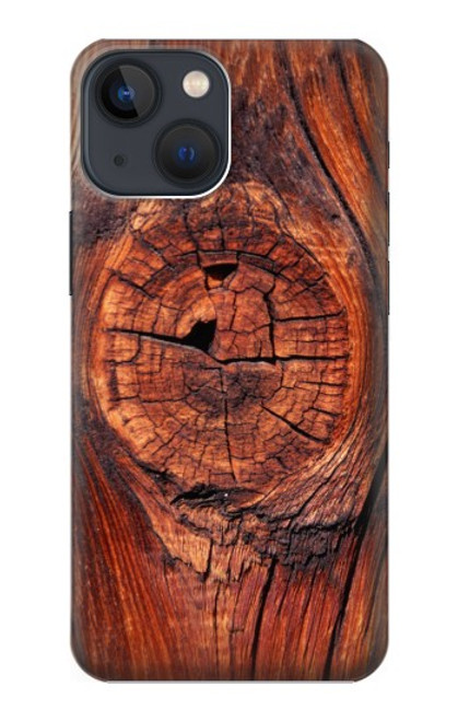 W0603 Wood Graphic Printed Hard Case and Leather Flip Case For iPhone 13 mini