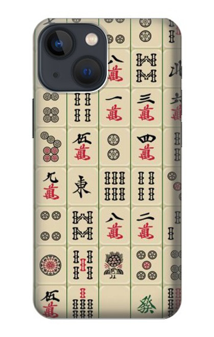 W0802 Mahjong Hard Case and Leather Flip Case For iPhone 13 mini