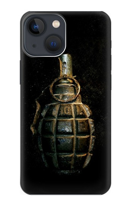 W0881 Hand Grenade Hard Case and Leather Flip Case For iPhone 13 mini