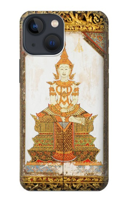 W1511 Thai Emerald Art Hard Case and Leather Flip Case For iPhone 13 mini