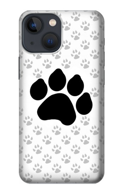 W2355 Paw Foot Print Hard Case and Leather Flip Case For iPhone 13 mini