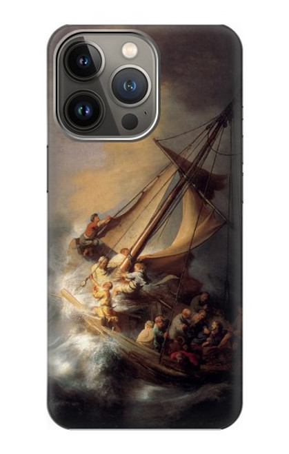 W1091 Rembrandt Christ in The Storm Hard Case and Leather Flip Case For iPhone 13 Pro Max