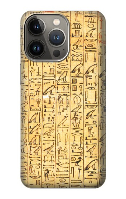 W1625 Egyptian Coffin Texts Hard Case and Leather Flip Case For iPhone 13 Pro Max