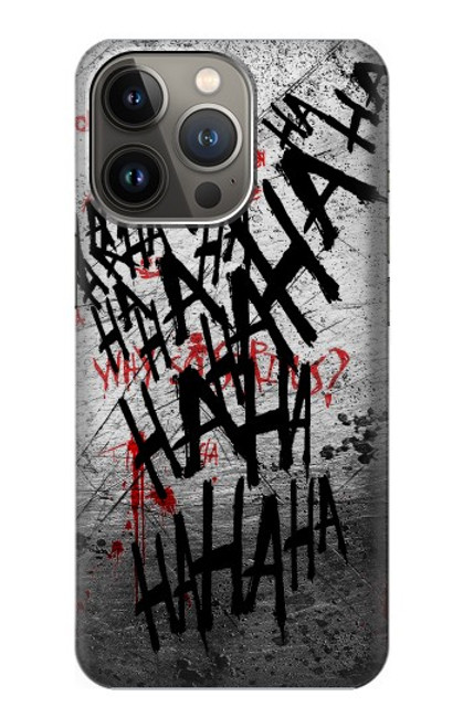 W3073 Joker Hahaha Blood Splash Hard Case and Leather Flip Case For iPhone 13 Pro Max