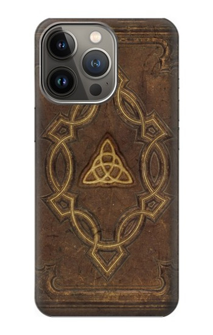 W3219 Spell Book Cover Hard Case and Leather Flip Case For iPhone 13 Pro Max