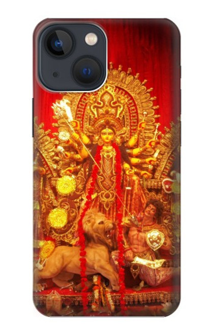 W1030 Hindu God Durga Puja Hard Case and Leather Flip Case For iPhone 13