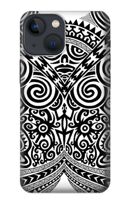 W1655 Maori Tattoo Hard Case and Leather Flip Case For iPhone 13