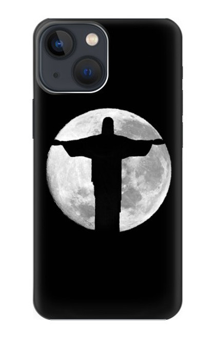 W2511 Jesus Statue Christ Rio de Janeiro Hard Case and Leather Flip Case For iPhone 13