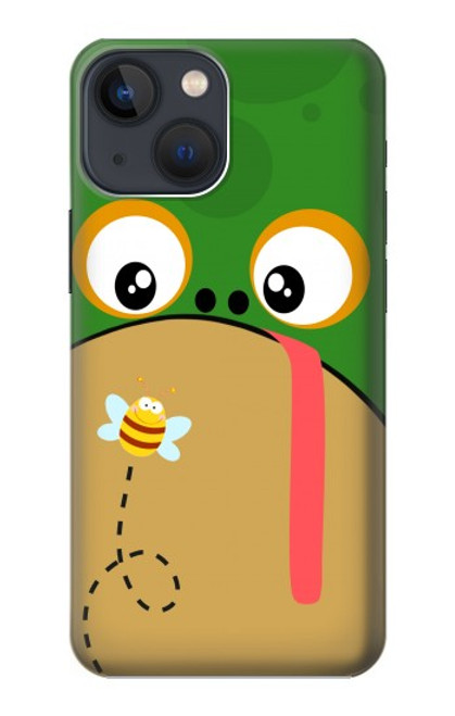 W2765 Frog Bee Cute Cartoon Hard Case and Leather Flip Case For iPhone 13