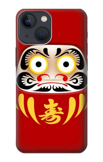 W3045 Japan Good Luck Daruma Doll Hard Case and Leather Flip Case For iPhone 13