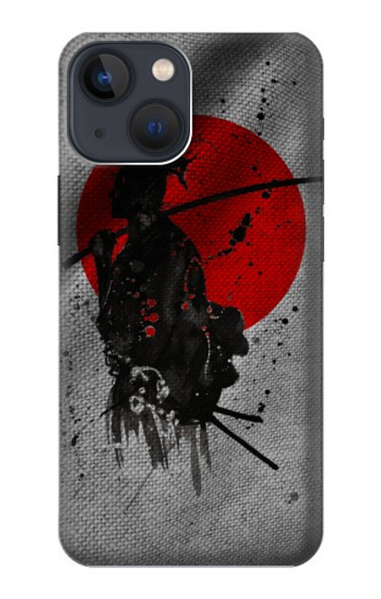 W3517 Japan Flag Samurai Hard Case and Leather Flip Case For iPhone 13